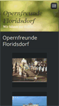 Mobile Screenshot of opernfreunde-floridsdorf.net